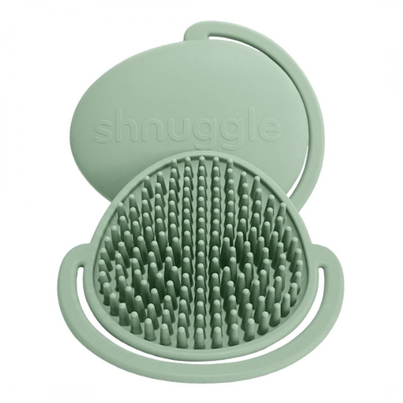 Shnuggle Βούρτσα κατά της νινίδας από σιλικόνη -Eucalyptus