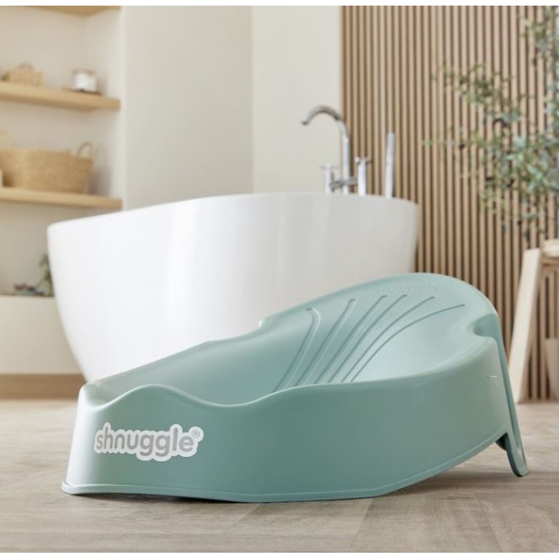 Shnuggle Αντιολισθητική  βάση μπάνιου για νεογέννητο-Eucalyptus