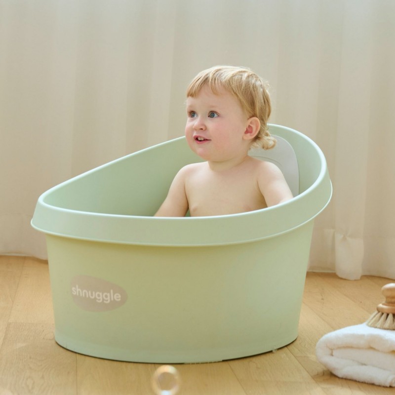 Shnuggle Toddler Bath Mint με τάπα