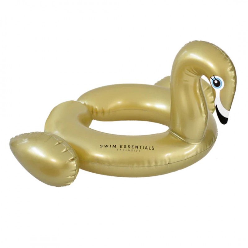 Swim Essentials: Σωσίβιο ⌀56εκ. για παιδιά από 3+ ετών - "Splitring Gold Swan"
