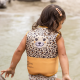 Swim Essentials: Σωσίβιο γιλέκο για παιδιά με βάρος 18-30 κιλά - "Beige Leopard"