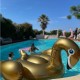 Swim Essentials: Στρώμα θαλάσσης για παιδιά από 6+ ετών - "Gold Swan"