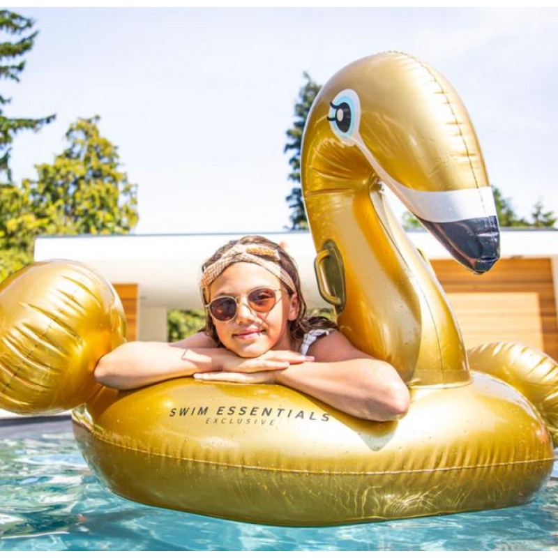 Swim Essentials: Στρώμα θαλάσσης για παιδιά από 6+ ετών - "Gold Swan"