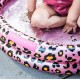 Swim Essentials: Φουσκωτή πισίνα Ø60εκ. με δύο αεροθαλάμους για μωρά από 0 μηνών - "Purple Leopard"