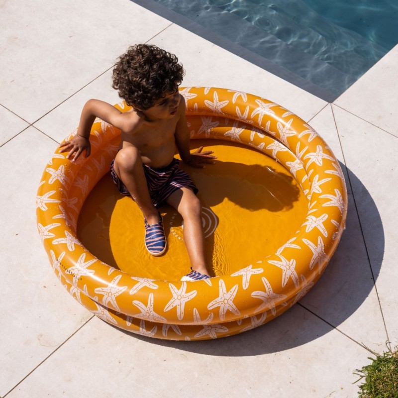 Swim Essentials: Φουσκωτή πισίνα Ø100εκ. με δύο αεροθαλάμους για μωρά από 1 έτους - "Sea Stars"