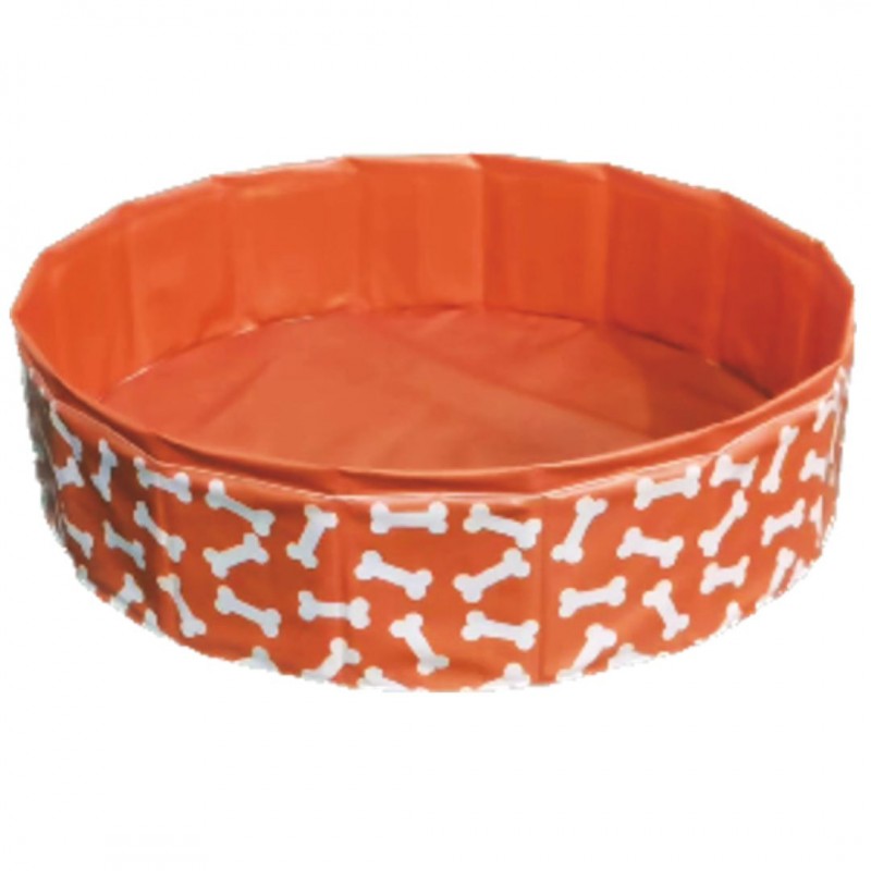 Swim Essentials: Πισίνα για σκύλους Ø80εκ.  - "Orange bones"