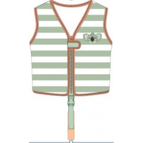 Swim Essentials: Σωσίβιο γιλέκο κολύμβησης με ιμάντα ασφαλείας για παιδιά 3-6 ετών "Koala"
