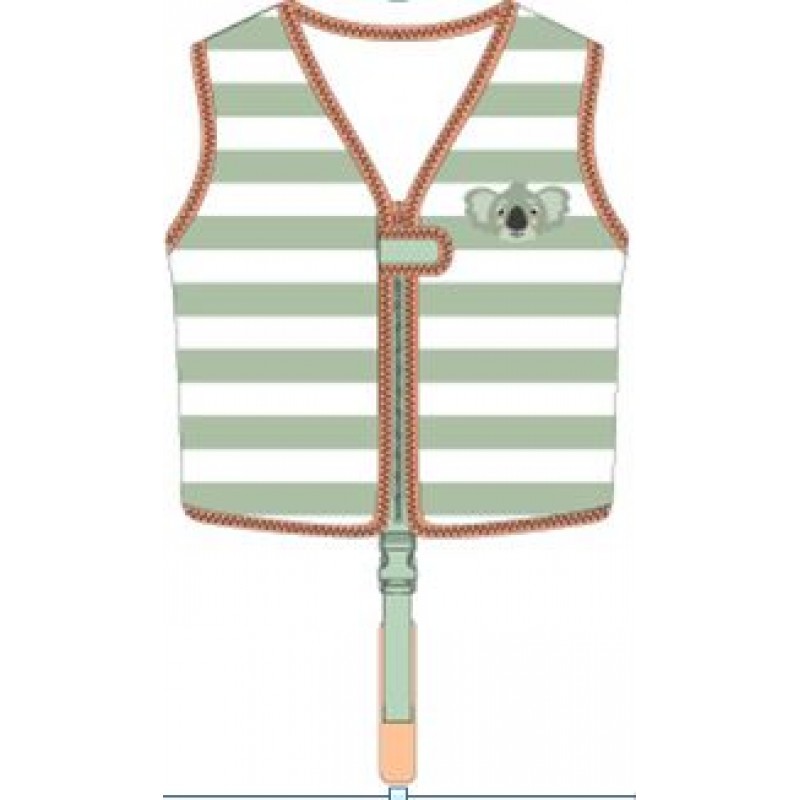 Swim Essentials: Σωσίβιο γιλέκο κολύμβησης με ιμάντα ασφαλείας για παιδιά 3-6 ετών "Koala"