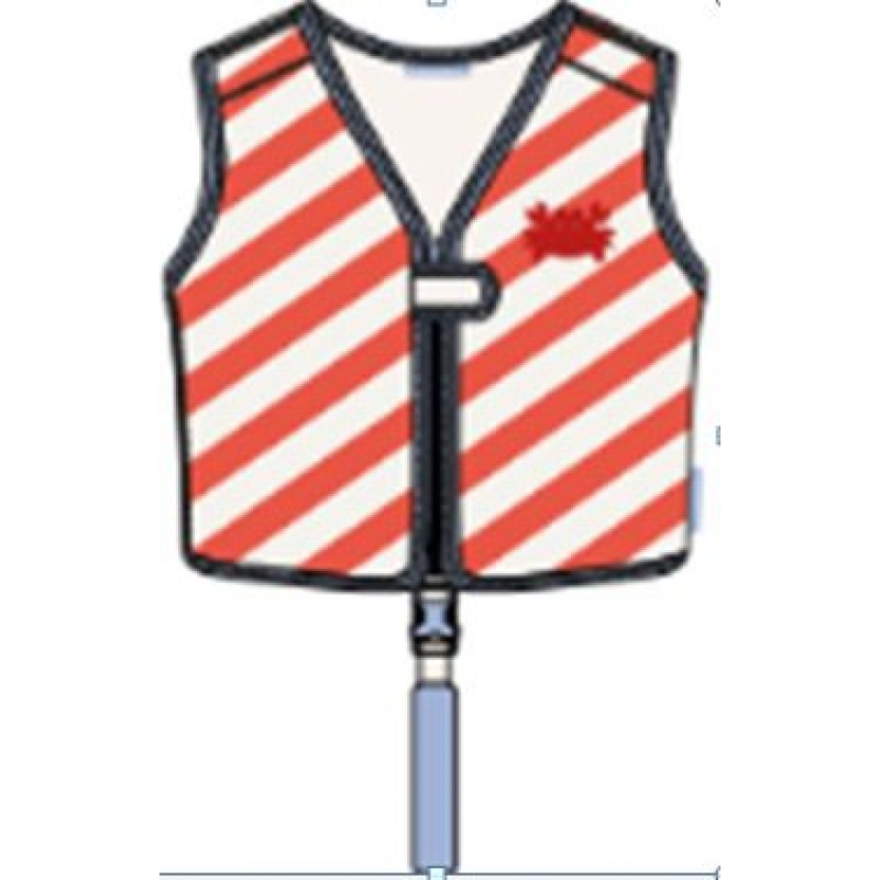 Swim Essentials: Σωσίβιο γιλέκο κολύμβησης με ιμάντα ασφαλείας για παιδιά 2-3 ετών "Oh Crab"
