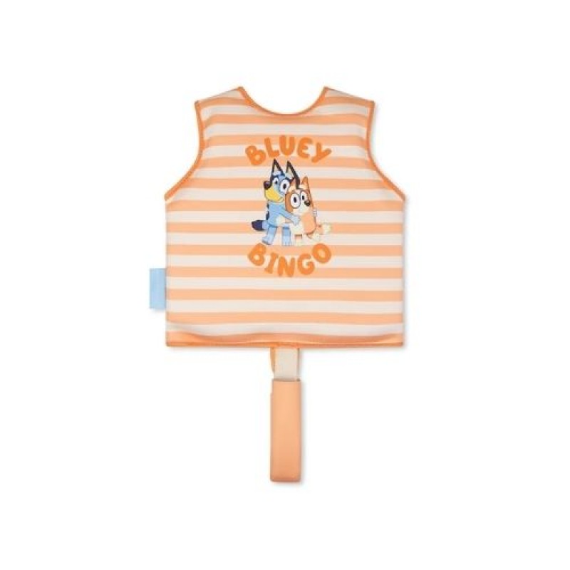 Swim Essentials: Σωσίβιο γιλέκο κολύμβησης με ιμάντα ασφαλείας για παιδιά 3-6 ετών "Bluey"