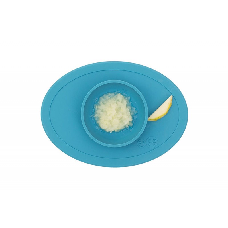 Ezpz: Εκπαιδευτικό μπολ 4+ μηνών Tiny Bowl Blue