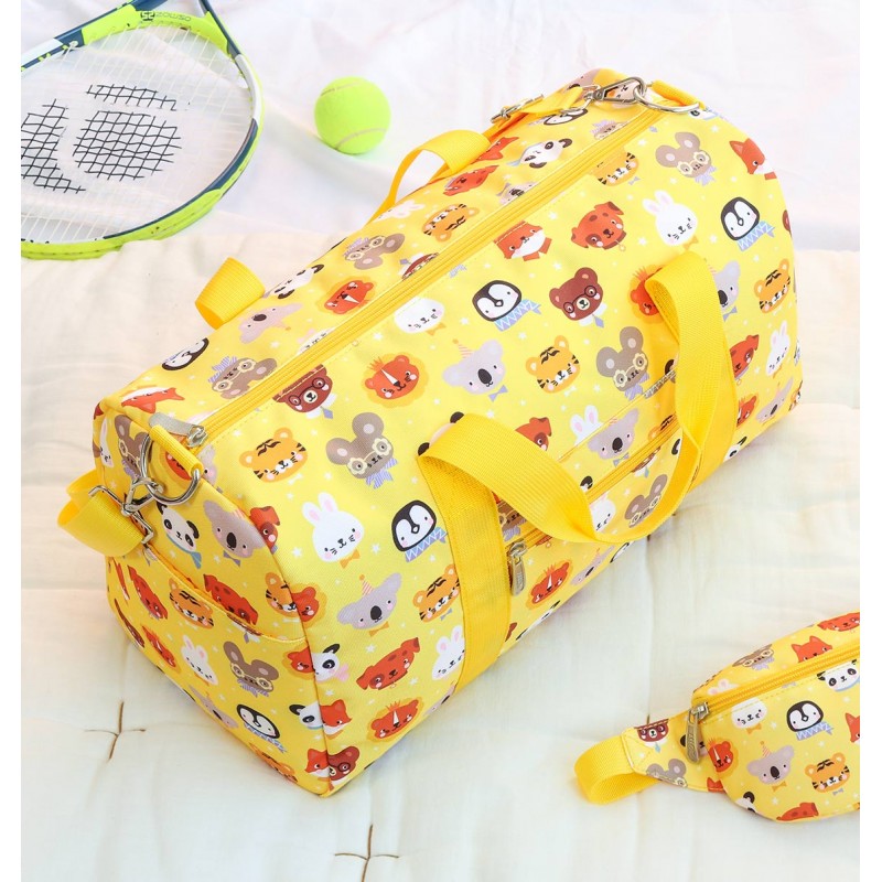 A little lovely company: Μικρή Τσάντα προπόνησης-ταξιδιού 46x25εκ - Animal Friends