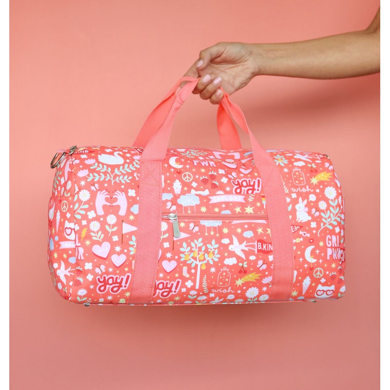 A little lovely company: Μικρό Weekend bag 46x25εκ - Fun