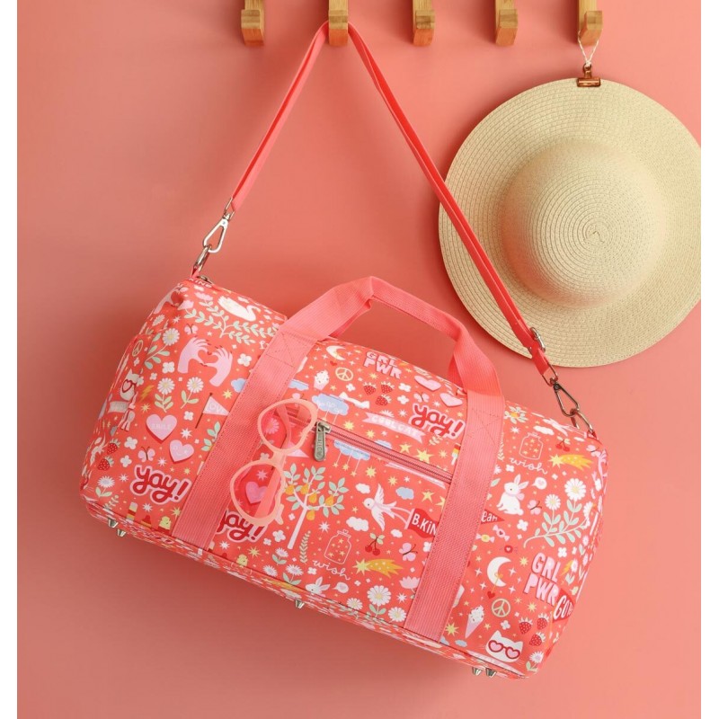 A little lovely company: Μικρό Weekend bag 46x25εκ - Fun