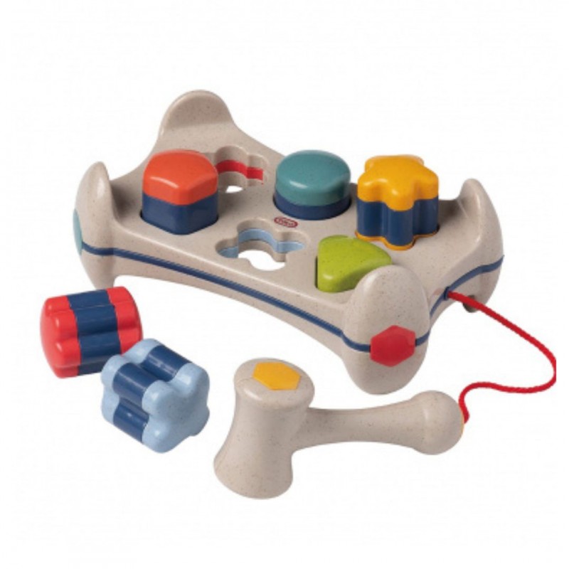 Tolo Toys: Παιχνίδι ταύτισης σχημάτων με σφυρί από βιοδιασπώμενο υλικό