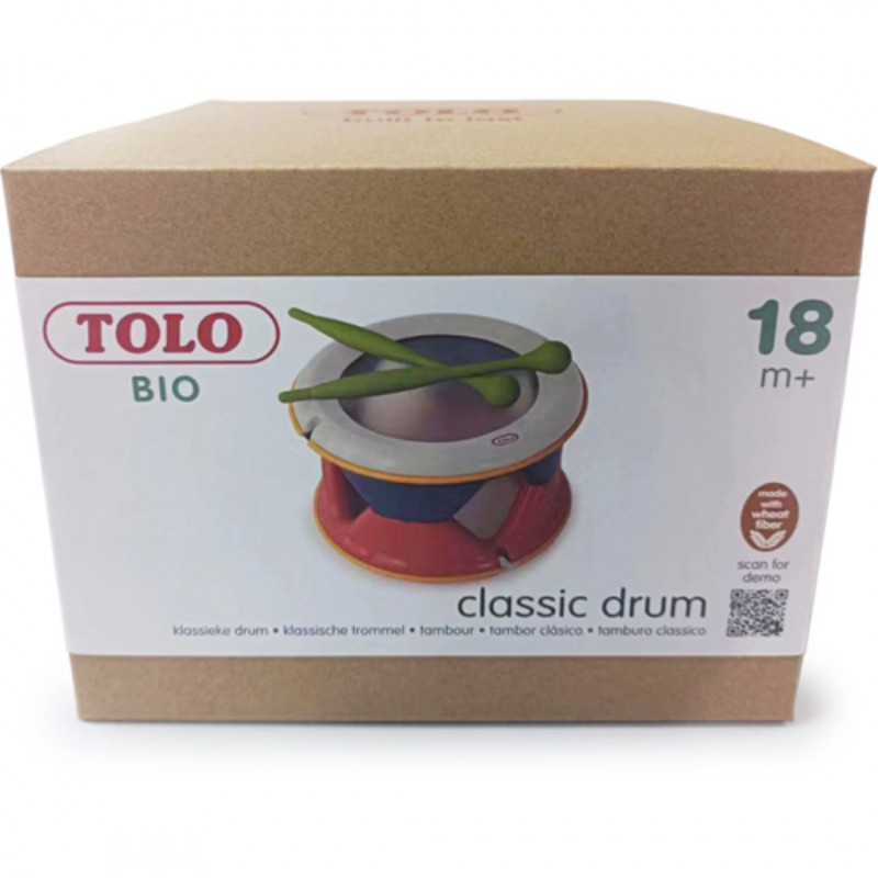 Tolo Toys: Διπλό τύμπανο από βιοδιασπώμενο υλικό