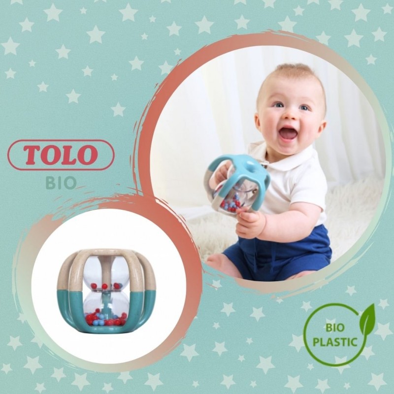 Tolo Toys: Κουδουνίστρα με μπαλάκια από βιοδιασπώμενο πλαστικό