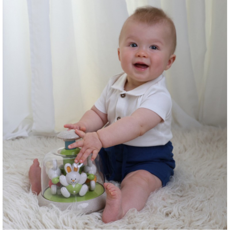 Tolo Toys: Καρουζέλ με λαγουδάκια από βιοδιασπώμενο πλαστικό