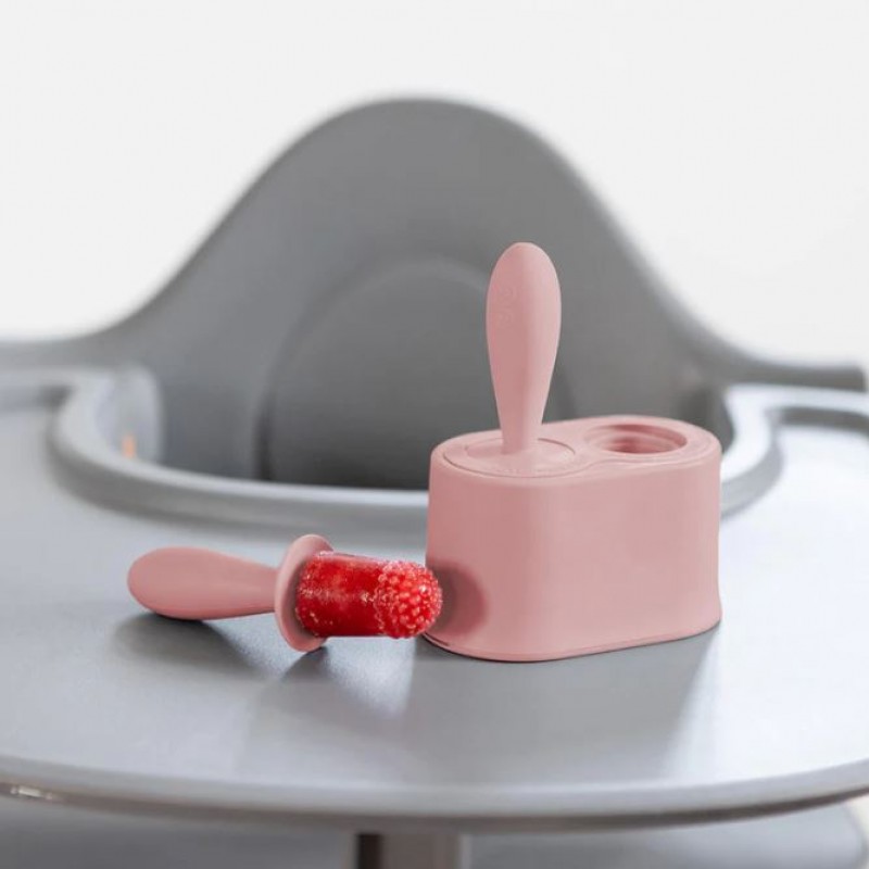 Ezpz: Ezpz: Σετ Βοηθημάτων για την ανακούφιση της οδοντοφυΐας 4+ (Tiny Pops) - Pewter