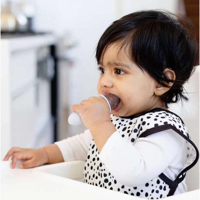 Ezpz: Ezpz: Σετ Βοηθημάτων για την ανακούφιση της οδοντοφυΐας 4+ (Tiny Pops) - Pewter