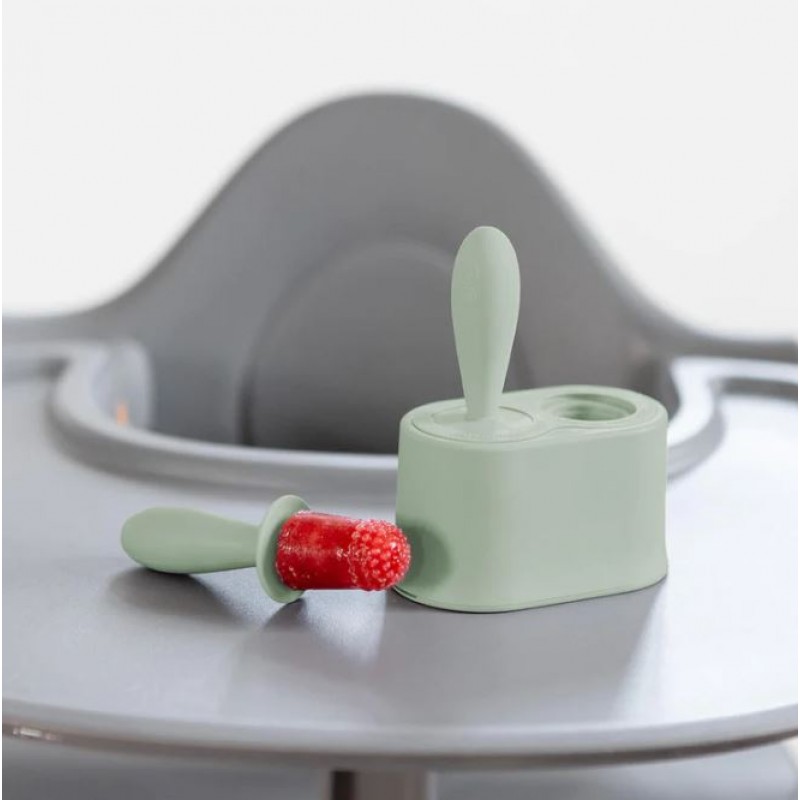 Ezpz: Ezpz: Σετ Βοηθημάτων για την ανακούφιση της οδοντοφυΐας 4+ (Tiny Pops)- Sage