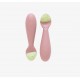 Ezpz: Εκπαιδευτικό κουτάλι 4+ μηνών Tiny Spoon - Blush
