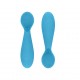 Ezpz: Εκπαιδευτικό κουτάλι 4+ μηνών Tiny Spoon Blue