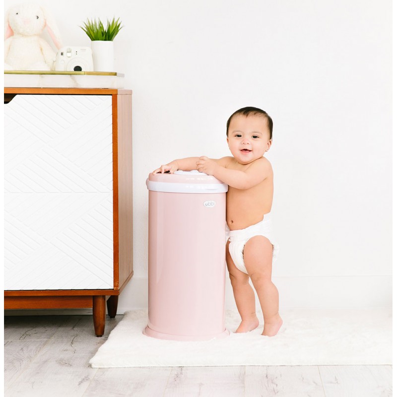 Ubbi: Κάδος απορριμμάτων για πάνες Blush Pink
