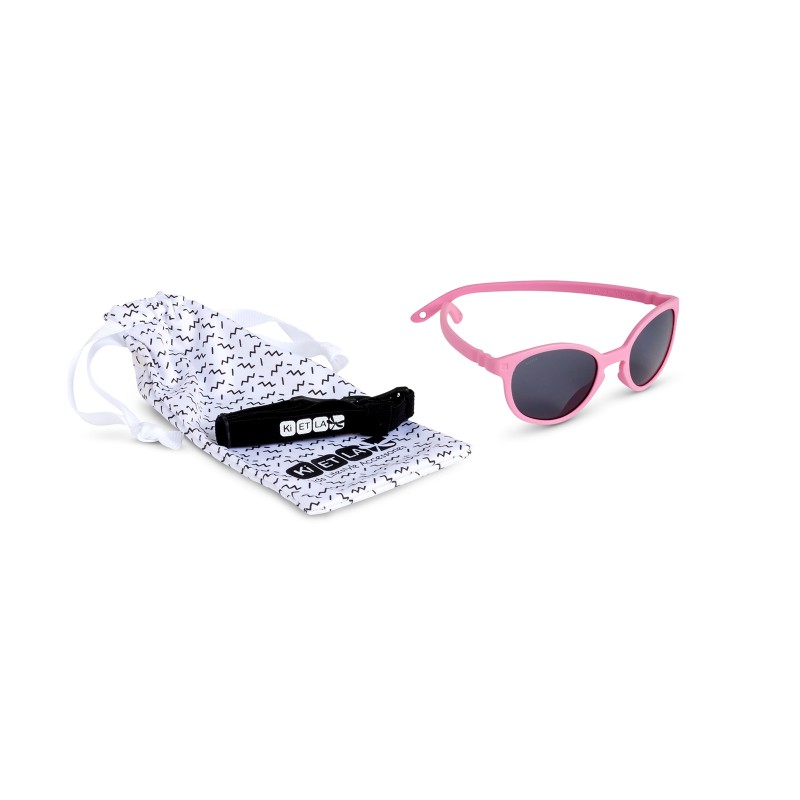 KiETLA Wazz Γυαλιά Ηλίου Για 2-4 Ετών Wayfarer Pink