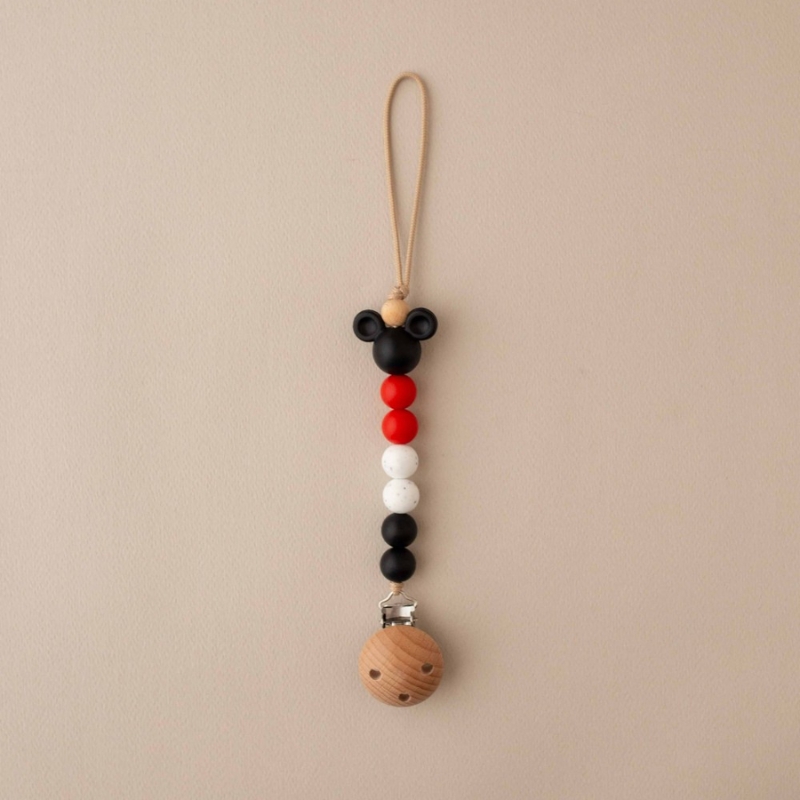 Nok Nok Κλιπ Πιπίλας Mickey Red