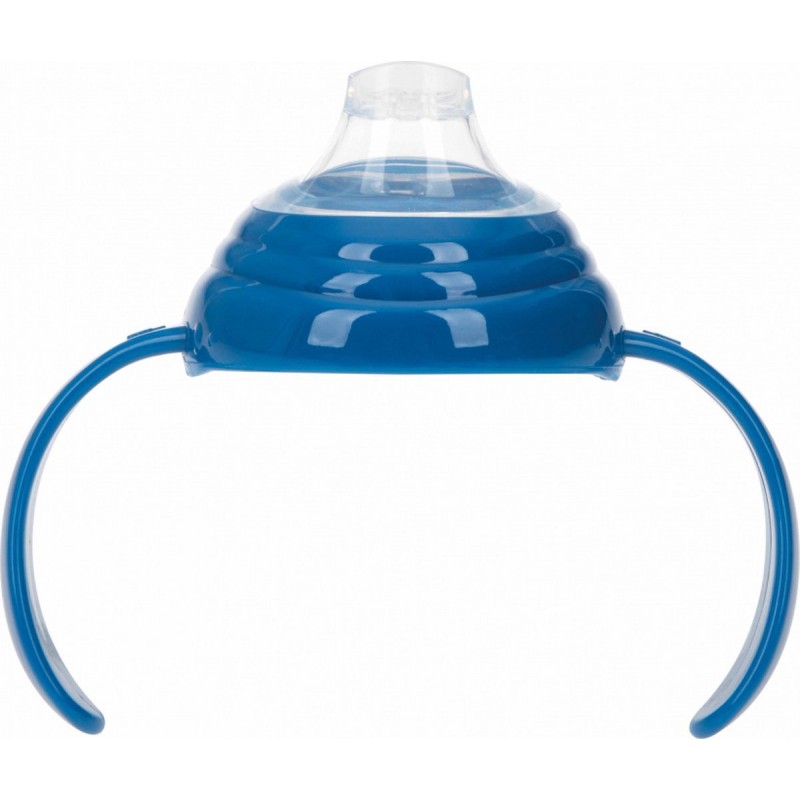 Nuby No-Spill κύπελλο με λαβές Aqua- 270ml - 6m+