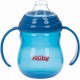 Nuby No-Spill κύπελλο με λαβές Aqua- 270ml - 6m+