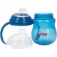 Nuby No-Spill κύπελλο με λαβές Aqua- 270ml - 6m+