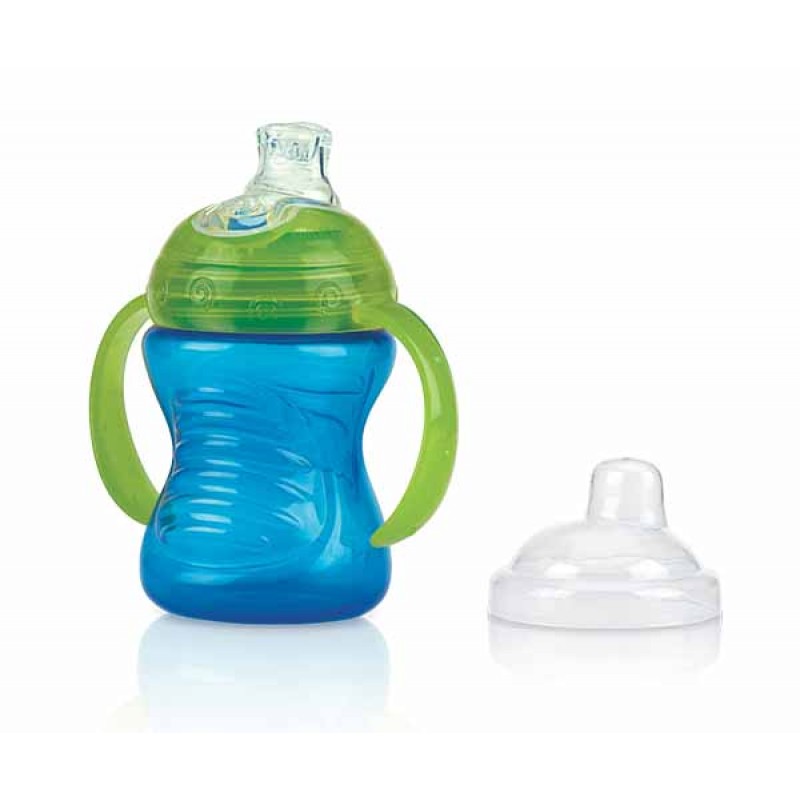 Nuby κυπελάκι No-Spill Cup - 240ml - 6m+  Blue