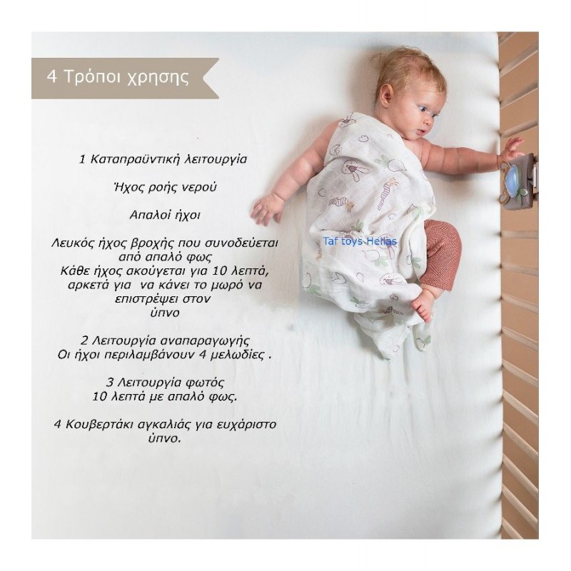 Taf Toys Ζωάκι Bunny Soother & Swaddle Set