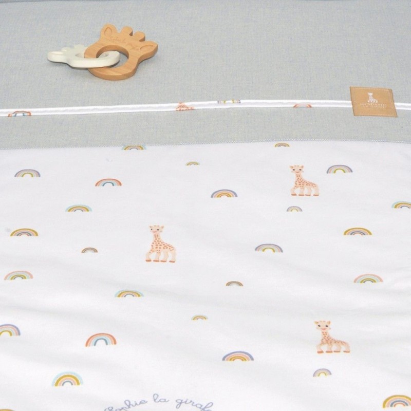 Παπλωματοθήκη με Φερμουάρ 100x140 Design 501 Sophie La Girafe