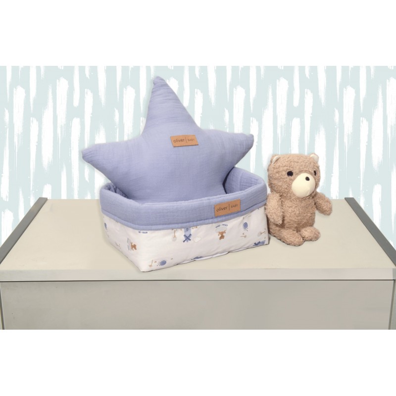 Καλάθι Αποθήκευσης 25x15x13cm ύψος Design 414 Oliver Baby