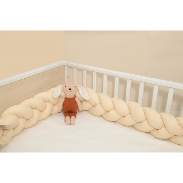 Πλεξούδα τριπλή βαμβακερή 20X200 με ειδική εσωτερική επένδυση Design 314 Oliver Baby