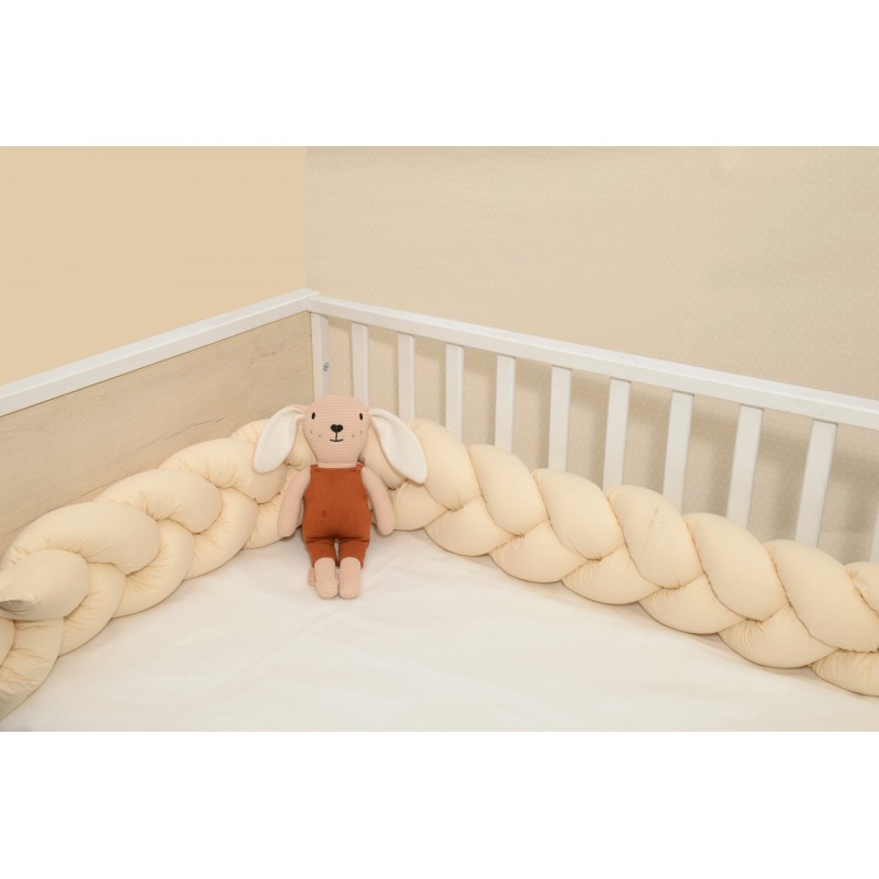 Πλεξούδα τριπλή βαμβακερή 20X200  με ειδική εσωτερική επένδυση Design 314 Oliver Baby