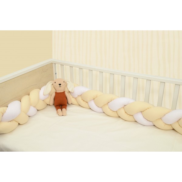 Πλεξούδα τριπλή βαμβακερή 20X200 με ειδική εσωτερική επένδυση Design 3140 Oliver Baby