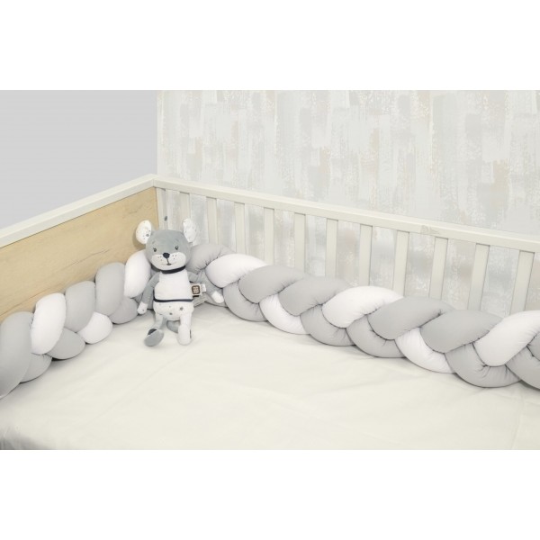 Πλεξούδα τριπλή βαμβακερή 20X200 με ειδική εσωτερική επένδυση Design 3150 Oliver Baby