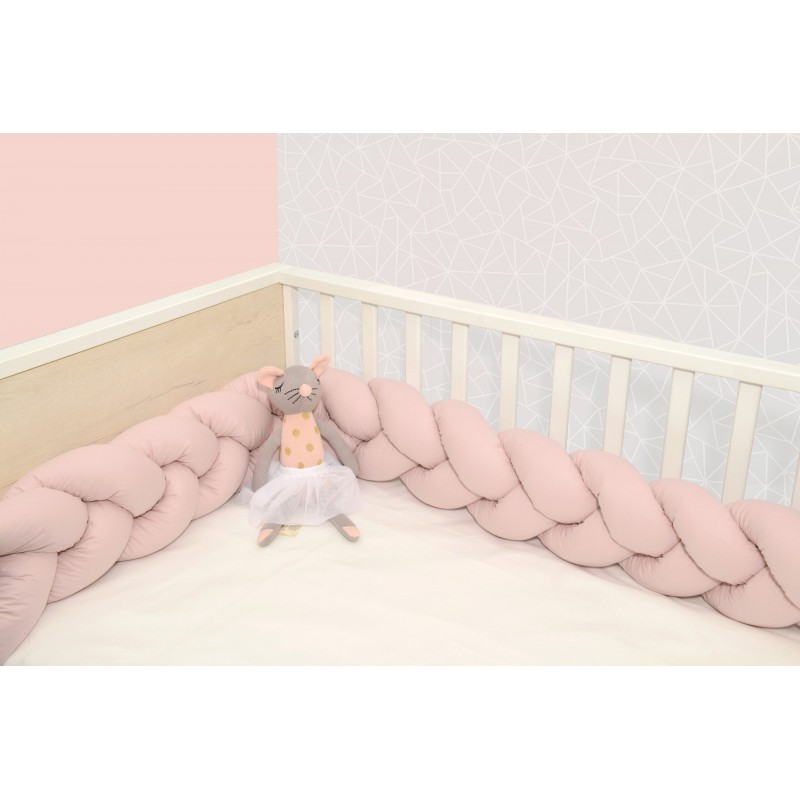Πλεξούδα τριπλή βαμβακερή 20X200  με ειδική εσωτερική επένδυση Design 316 Oliver Baby