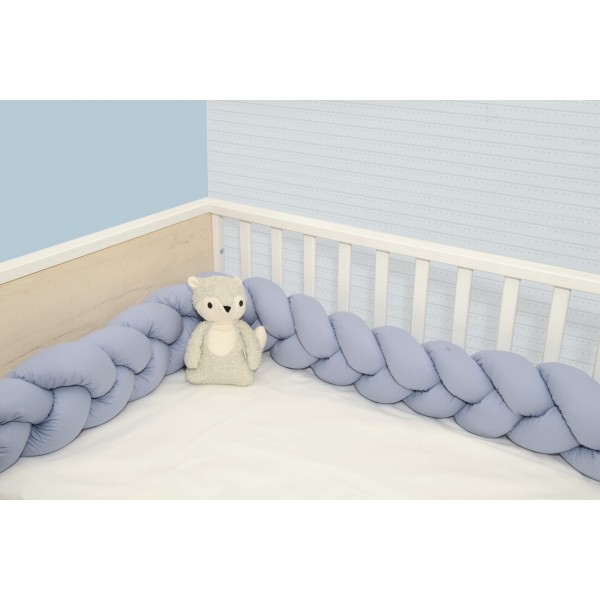 Πλεξούδα τριπλή βαμβακερή 20X200 με ειδική εσωτερική επένδυση Design 317 Oliver Baby