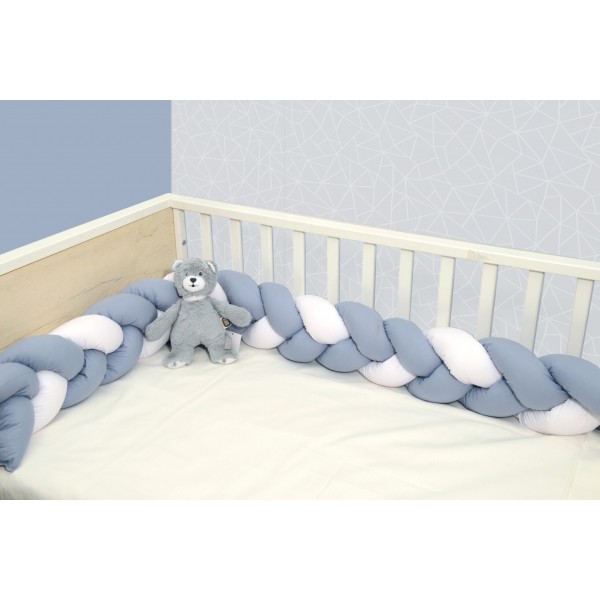 Πλεξούδα τριπλή βαμβακερή 20X200 με ειδική εσωτερική επένδυση Design 3170 Oliver Baby