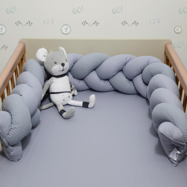 Baby Oliver Πλεξούδα Τριπλής Όψης 20*200cm Σχ. 451 Μπλε Ραφ