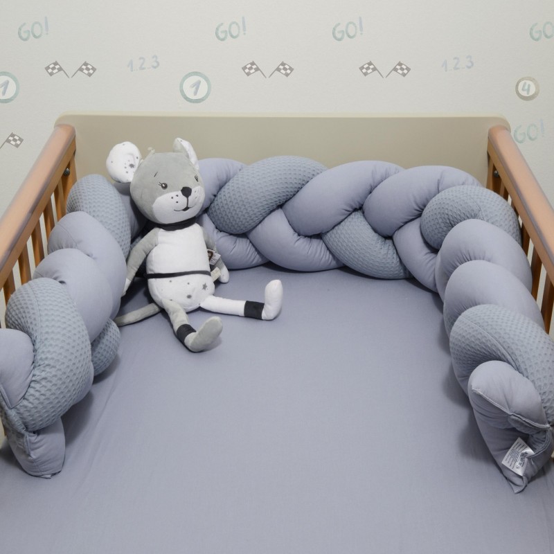 Baby Oliver Πλεξούδα Τριπλής Όψης 20*200cm Σχ. 451 Μπλε Ραφ