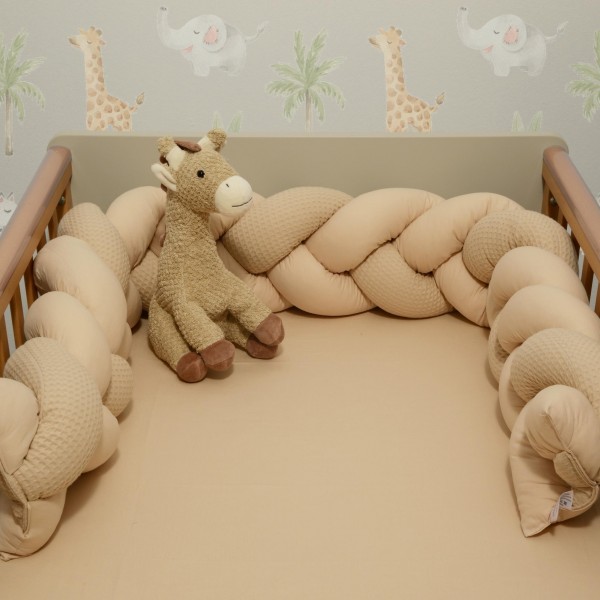 Baby Oliver Πλεξούδα Τριπλής Όψης 20*200cm Σχ. 454 Μπεζ