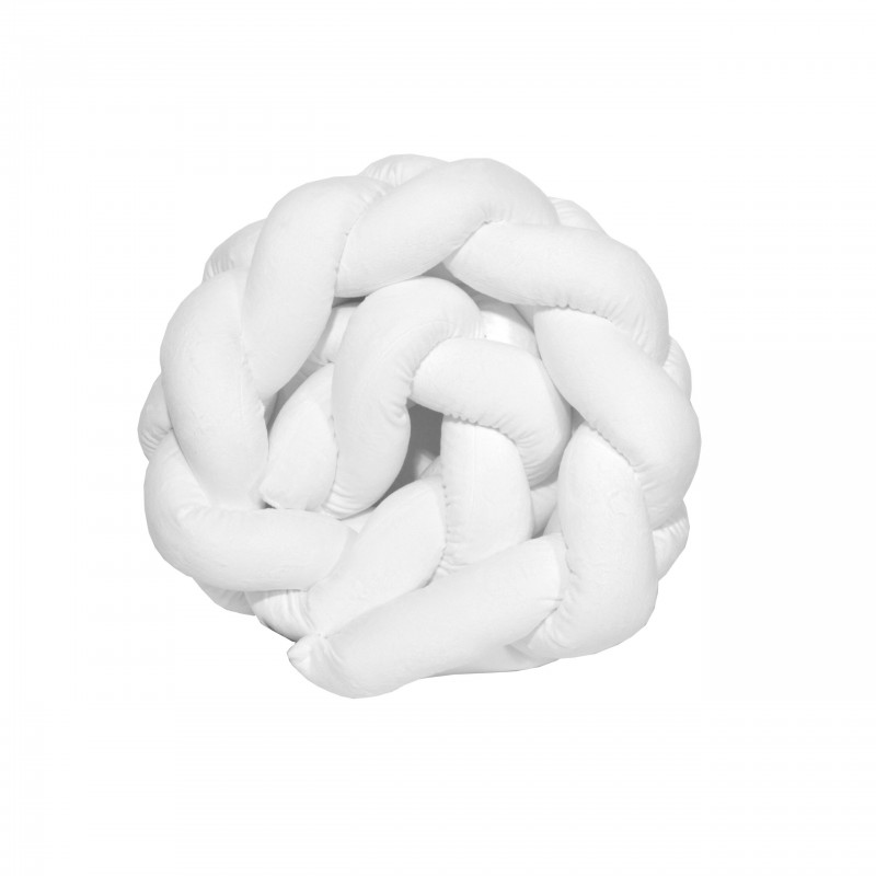 Πλεξούδα βελουτέ 20Χ200 cm Λευκή Design 900 Oliver Baby