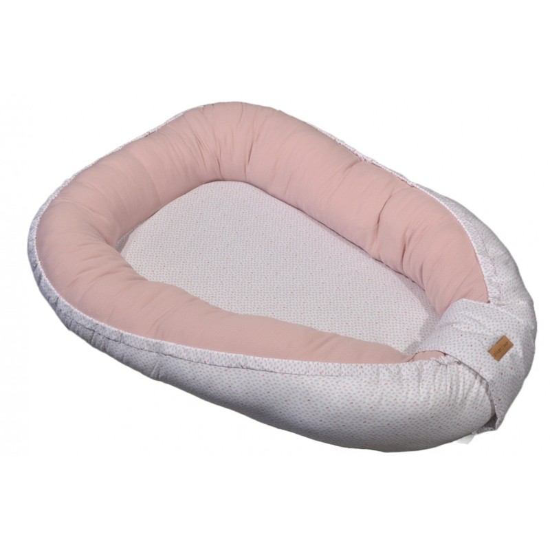 Φωλιά Διπλής όψης-Πλεκτό Ζέρσεϋ Σάπιο Μήλο 100% Βαμβάκι- 75x110 ανοικτή διάσταση Design 402 Oliver Baby