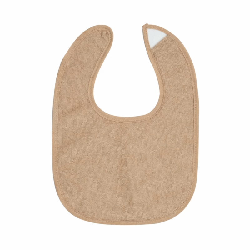 Σετ 6 Βαμβακερές Πικέ Σαλιάρες - Σοκολά -Trois Kilos Sept